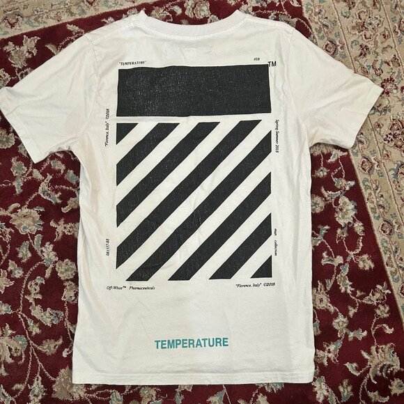 Off-White 'Temperature' T-Shirt from 2013 collection - Picture 2 of 2